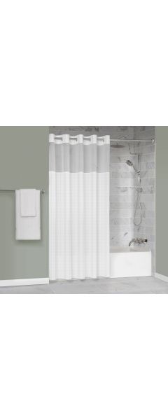 Boxed Stripe shower curtain
