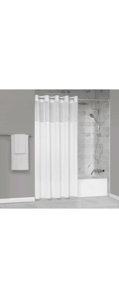 Protect360° Petite Waffle Shower Curtain with Microban®