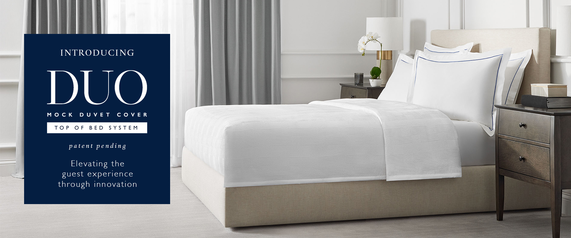 Introducing DUO Mock Duvet Top of Bed System