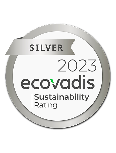 EcoVadis environmental Silver Medal logos